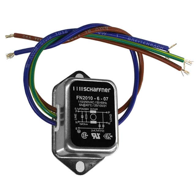 FN2010-6-07 Schaffner EMC Inc.  Modules de filtrage de ligne électrique